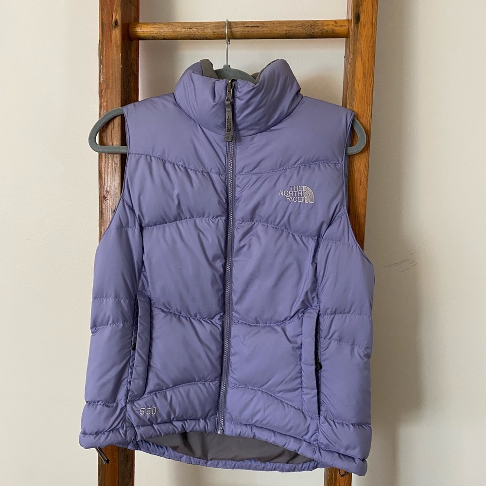 🚨SOLD ON DEPOP🚨Mid to early 2000s North Face 550 purple puffer vest